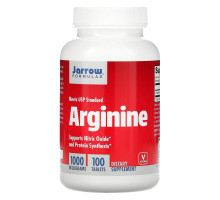 Jarrow Formulas, Аргинин, 1000 мг, 100 таблетки