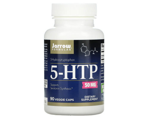Jarrow Formulas, 5-HTP, 50 mg, 90 Veggie Caps Jarrow Formulas, 5-HTP, 50 mg, 90 Veggie Caps