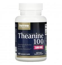 Jarrow Formulas, Theanine 100, 100 mg, 60 Veggie Caps
