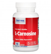 Jarrow Formulas, L-карнозин, бета-аланил-L-хистидин, 500 мг, 90 капсул
