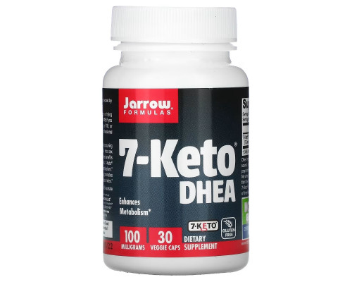Jarrow Formulas, 7-Keto DHEA, 100 mg, 30 Veggie Caps Jarrow Formulas, 7-Keto DHEA, 100 mg, 30 Veggie Caps