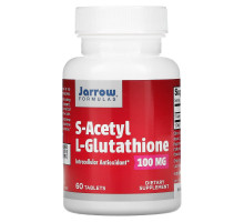Jarrow Formulas, S-ацетил-L-глутатион, 100 мг, 60 Таблеток