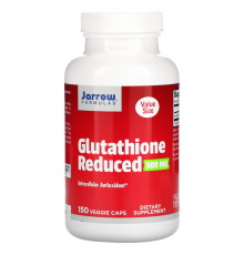 Jarrow Formulas, Glutathione Reduced, 500 mg, 150 Veggie Caps