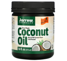 Jarrow Formulas Органическое кокосовое масло первого отжима 16 унций (454 г)
