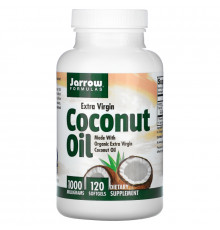 Jarrow Formulas Кокосовое масло холодный отжим 1000 мг 120 капсул