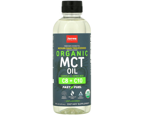 Jarrow Formulas, Organic MCT Oil, Unflavored, 16 fl oz (473 ml) Jarrow Formulas, Organic MCT Oil, Unflavored, 16 fl oz (473 ml)