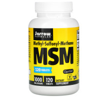 Jarrow Formulas MSM 1000 метил сульфонил метан 1000 мг 120 легко растворимых таблеток