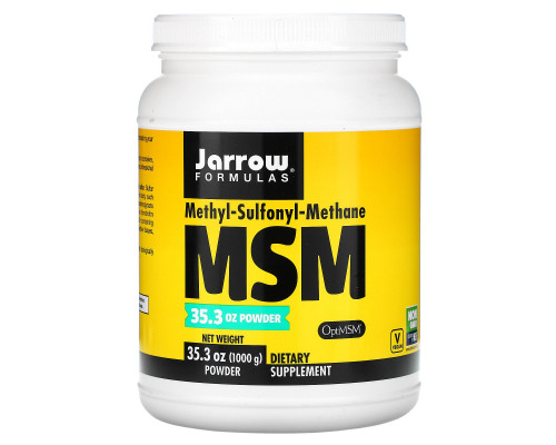 Jarrow Formulas MSM (Метил сульфонил метан) в порошке 353 унции (1000 г) Jarrow Formulas MSM (Метил сульфонил метан) в порошке 353 унции (1000 г)