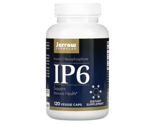 Jarrow Formulas, IP6, инозитол гексафосфат, 500 мг, 120 капсул в растительной оболочке Jarrow Formulas, IP6, инозитол гексафосфат, 500 мг, 120 капсул в растительной оболочке