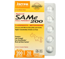 Jarrow Formulas Sam-e 200 200 мг 20 кишечнорастворимых таблеток