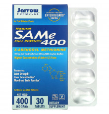 Jarrow Formulas Природный SAM-E 400 400 мг 30 таблеток м энтеросолюбильным покрытием
