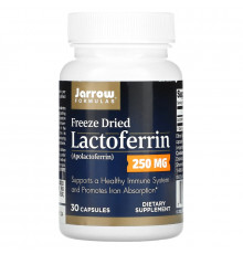 Jarrow Formulas, Lactoferrin, Freeze Dried, 250 mg, 30 Capsules