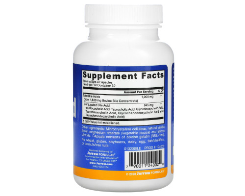 Jarrow Formulas Желчные Кислоты 90 капсул Jarrow Formulas Желчные Кислоты 90 капсул