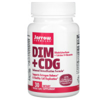 Jarrow Formulas, DIM + CDG, улучшенная формула детоксикации, 30 овощных капсул