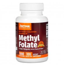 Jarrow Formulas Метил Фолат 1000 мг 100 Капсул