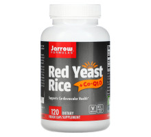 Jarrow Formulas, Красный дрожжевой рис + кофермент Q10, 120 капсул