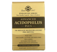 Solgar, Advanced Acidophilus Plus, 120 Vegetable Capsules