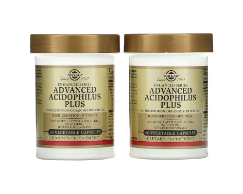 Solgar, Advanced Acidophilus Plus, 120 Vegetable Capsules Solgar, Advanced Acidophilus Plus, 120 Vegetable Capsules