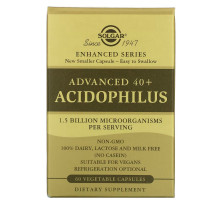 Solgar, Advanced 40+ Acidophilus, 60 Vegetable Capsules