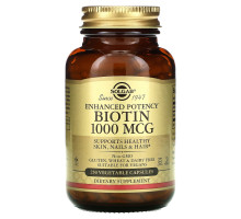 Solgar, Биотин (Biotin), 1000 мкг, 250 растительных капсул