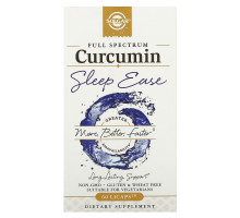 Solgar, Full Spectrum Curcumin, Sleep Ease, 60 Licaps