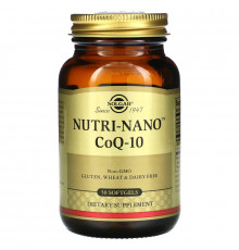 Solgar, Nutri-Nano CoQ-10, 50 мягких таблеток