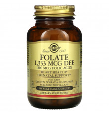 Solgar, Folic Acid, 800 mcg, 250 Vegetable Capsules