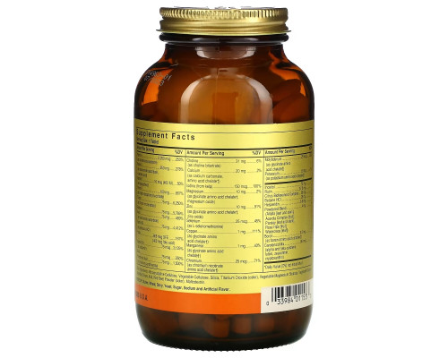 Solgar, Formula V, VM-75, Multiple Vitamins with Chelated Minerals, Iron Free, 180 Tablets Solgar, Formula V, VM-75, Multiple Vitamins with Chelated Minerals, Iron Free, 180 Tablets