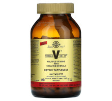 Solgar, Formula V, VM-75, мультивитамины с хелатными минералами, 180 таблеток