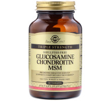 Solgar, Glucosamine Chondroitin MSM, Triple Strength, 60 Tablets