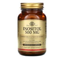 Solgar, Inositol, 500mg, 100 Veg Caps