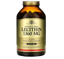 Solgar, Lecithin, 1360mg, 250 Softgels