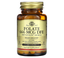 Solgar, Folate, 666 MCG DFE , 100 Tablets