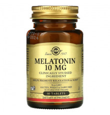 БАДы Melatonin, 10 mg, 60 Tablets