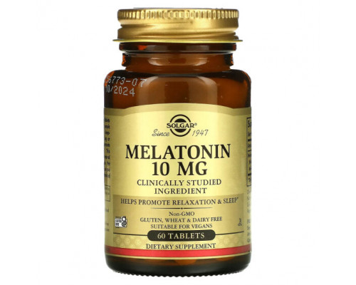 БАДы Melatonin, 10 mg, 60 Tablets БАДы Melatonin, 10 mg, 60 Tablets