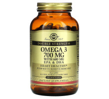 Solgar, Omega-3, EPA & DHA, Double Strength , 700 mg, 120 Softgels