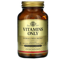 Solgar, Vitamins Only, 90 растительных капсул
