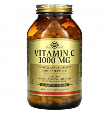 Solgar, Vitamin C, 1,000 mg, 250 Vegetable Capsules