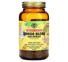 Solgar, Ginkgo Biloba Leaf Extract, 180 Vegetable Capsules