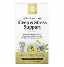 Solgar, Sleep & Stress Support, 30 Vegetable Capsules