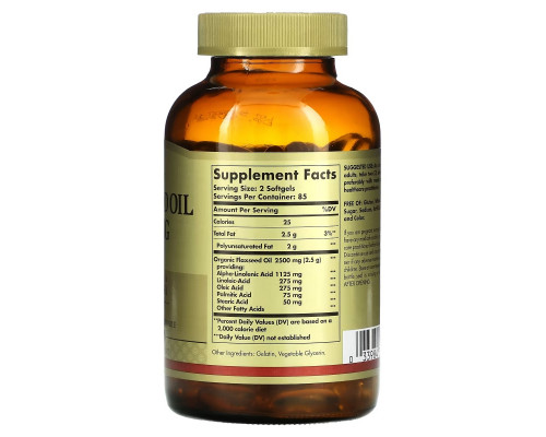 Solgar, Flaxseed Oil, 625 mg, 170 Softgels Solgar, Flaxseed Oil, 625 mg, 170 Softgels