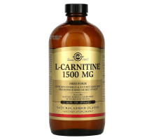 Solgar, L-Carnitine, Natural Lemon, 1,500 mg, 16 fl oz (473 ml)
