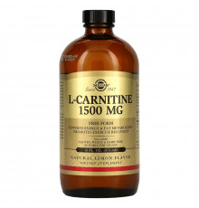 Solgar, L-Carnitine, Natural Lemon, 1,500 mg, 16 fl oz (473 ml)