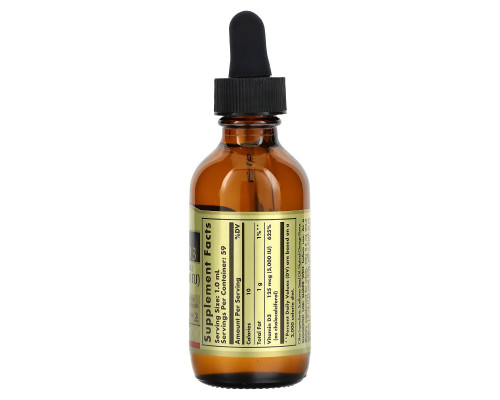 Solgar, Liquid Vitamin D3, Natural Orange , 125 mcg (5,000 IU), 2 fl oz (59 ml) Solgar, Liquid Vitamin D3, Natural Orange , 125 mcg (5,000 IU), 2 fl oz (59 ml)