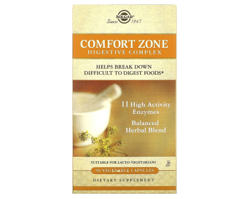 Solgar, Comfort Zone Digestive Complex, 90 Veg Caps Solgar, Comfort Zone Digestive Complex, 90 Veg Caps