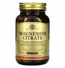 Solgar, Magnesium Citrate, 60 Tablets