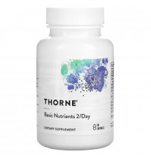 Thorne Research Basic Nutrients 2/Day 60 растительных капсул