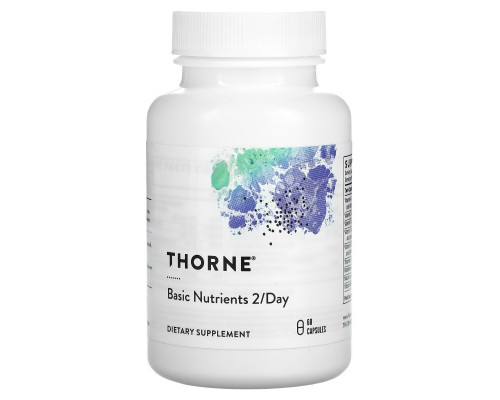 Thorne Research Basic Nutrients 2/Day 60 растительных капсул
