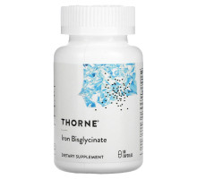 Thorne Research Бисглицинат железа 60 растительных капсул