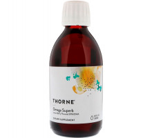 Thorne Research Omega Superb – Лимонно-ягодный рыбий жир 8.45 жидких унций